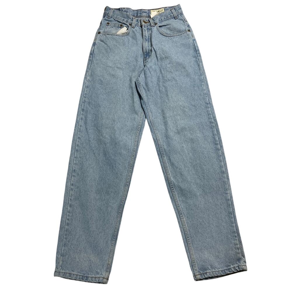 Vintage Eddie Bauer Jeans Mens 29 x 32 Light Wash Straight Leg Denim Made In USA